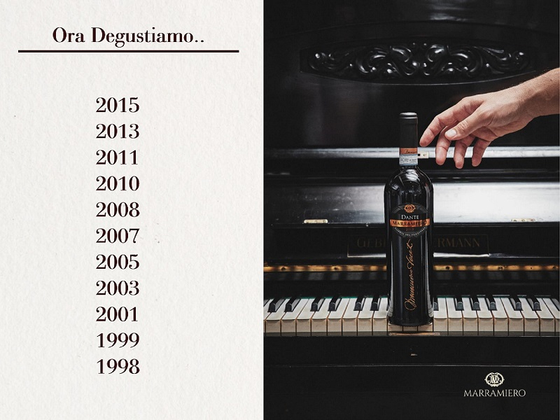 Verticale Marramiero. Undici annate a confronto del Montepulciano d’Abruzzo Riserva del Fondatore