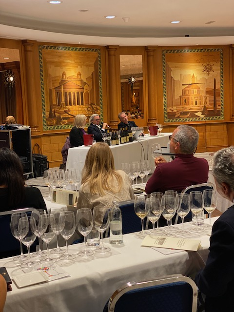 Panoramica della sala di degustazione