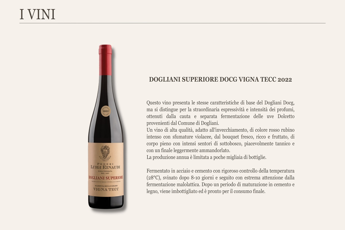 Dogliani Superiore Vigna Tecc 2022