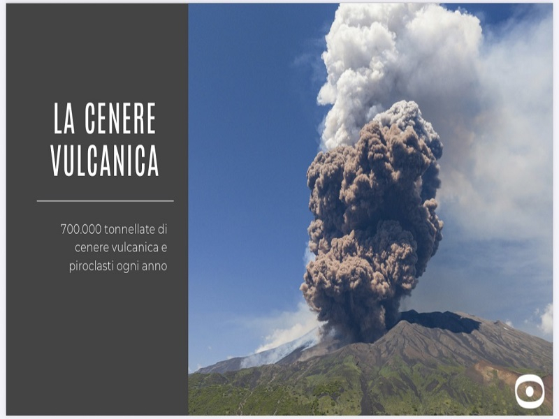 La cenere vulcanica
