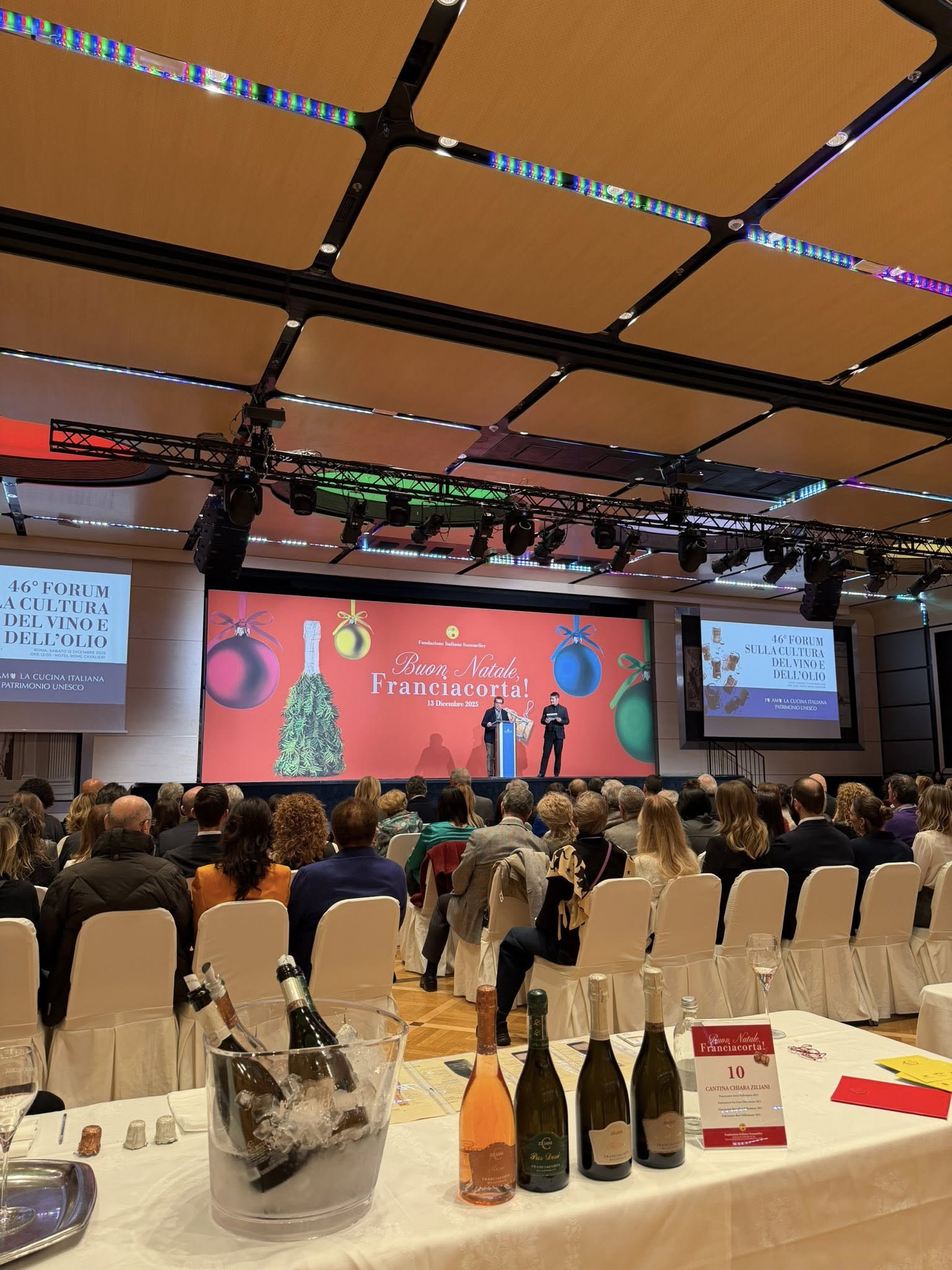 un momento del 46° Forum della Cultura del Vino e dell’Olio