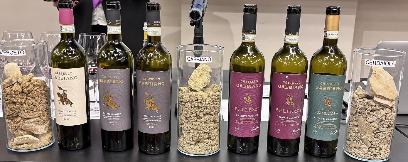 I vini in degustazione