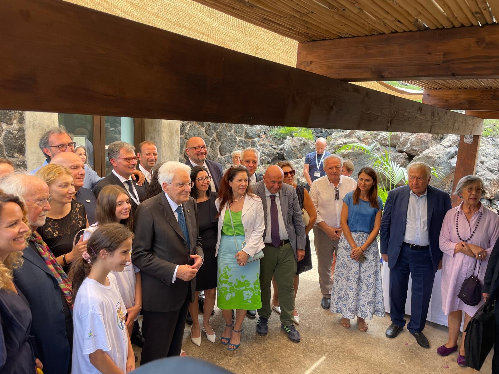 Il saluto del Presidente Sergio Mattarella ai Produttori di Pantelleria